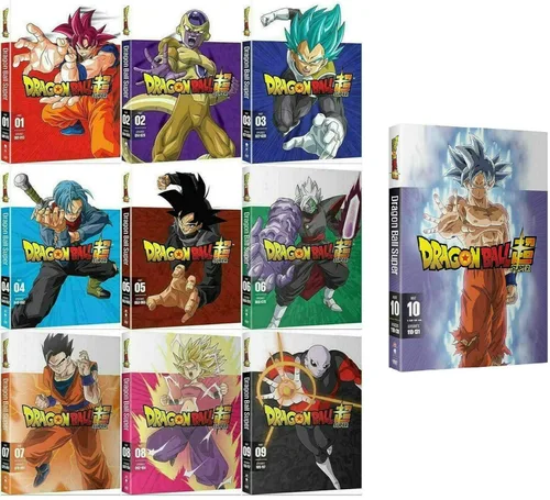 Dragon Ball Super Parts 1 - 10 DVD Bundled Set