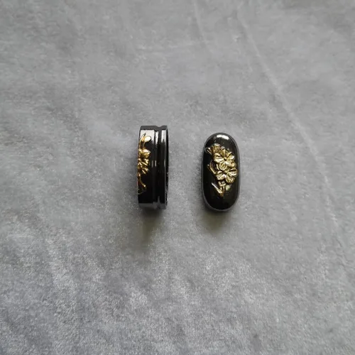 Vista 3 de Espada samurái japonesa KOSHIRAE – Aleación de Fuchi Kashira 01-44