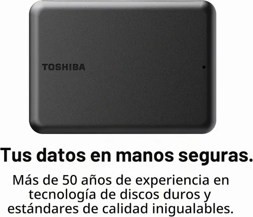 Vista 6 de Toshiba Canvio Partner - Disco duro externo portátil de 2.5 pulgadas, compatible con USB 3.2, Mac y Windows, Xbox, PS4, PS5