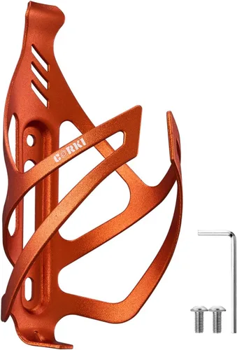 Vista 15 de Corki Cycles - Soporte para botella de agua para bicicleta de aleación de aluminio, jaula universal para botellas de agua para bicicletas de Azul
