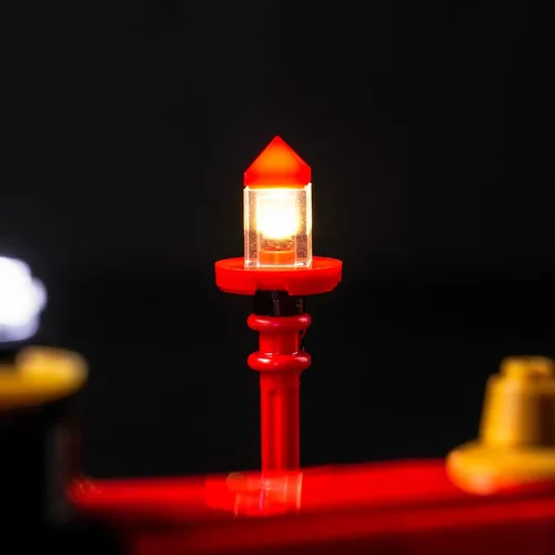 Vista 6 de VONADO Kit de luces LED compatible con Lego Hogwarts Express y Hogsmeade Station, iluminación decorativa de bricolaje para juego de tren de Harry