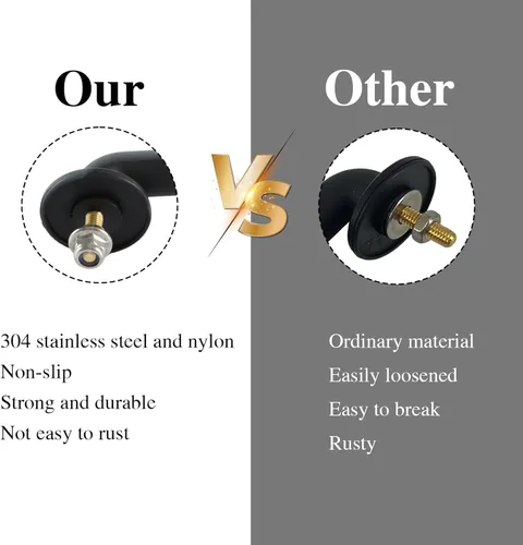 Vista 2 de Soporte de sujeción para parabrisas delantero, correa para capó Footman Loop compatible con Jeep Wrangler TJ 1997-2006, Wrangler JK 2007-2018