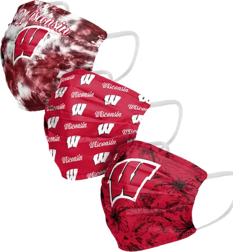 Vista 8 de FOCO - Cubrebocas reutilizable y lavable con logo del equipo NCAA para el partido