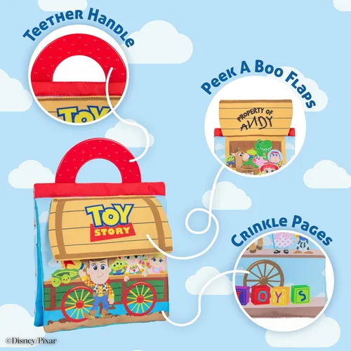 Vista 3 de Disney Baby Pixar Toy Story Caja de Juguetes Libro Blando