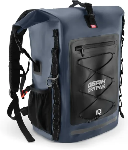 Vista 30 de OSAH DRYPAK Waterproof Backpack Dry Bag 25L/35L/55L/85L – Heavy Duty Roll-Top Hiking Backpack Sack Keeps Gear Dry for Travel, Kayaking, Boating