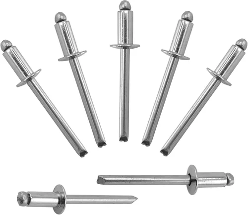 Vista 23 de ALLCLEAN 50 piezas de remaches ciegos profesionales de acero inoxidable de 1/4" x 1/2", remaches POP de 6,4 x 12 mm, agarre y mandril de acero