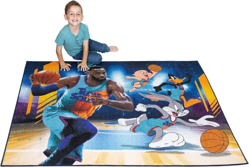 Vista 24 de Franco Alfombra antideslizante para habitación de niños, 69 x 52 pulgadas, Batman