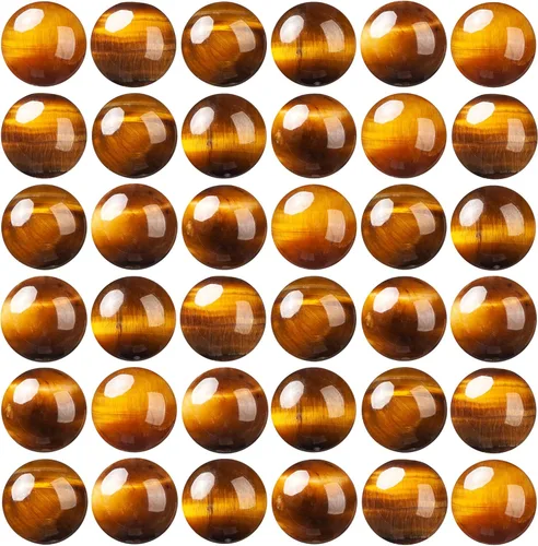 Vista 10 de 100 piezas de cuentas de piedra natural de 6 mm, turquesa africana redonda, cuentas sueltas de gema con cordón elástico para hacer pulseras