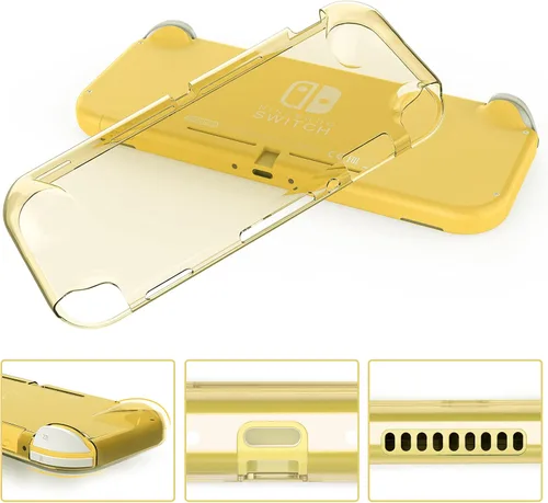 Vista 6 de HEYSTOP Funda de transporte compatible con Switch Lite funda Switch Lite con funda protectora de TPU suave para juegos de tarjeta de juegos 6 tapas
