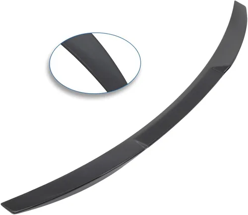 Vista 8 de SCITOO Alerón que se ajusta para Toyota Corolla 2020-2021 Negro Brillante Estilo JDM Alerón Trasero del Maletero