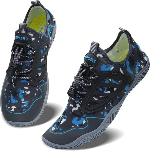 JointlyCreating - Zapatos de agua para hombres y mujeres atléticos para el aire libre de secado rápido zapatos para playa piscina yoga acuático surf