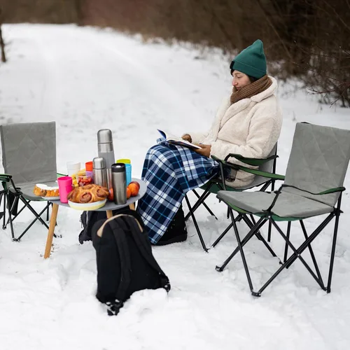 Vista 4 de Thyle Portable Heated Seat Cushion for Bleachers Foldable Heating Cushion 3 Mode Adjustable Heated Stadium Chair Bleacher Seat for Bleachers Indoor