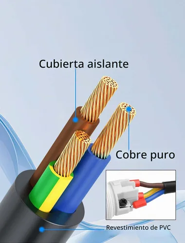 Vista 4 de CERRXIAN Cable de extensión PowerCon y DMX de 3.2 pies, alimentación de CA de 13 AWG, DMX 3 pines, cables combinados de señal XLR para iluminación
