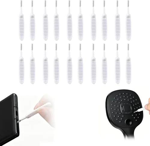 Vista 8 de Shower Head Cleaning Brush for Small Hole, 2026 New Multifunctional Shower Head Cleaner Tool Anti-Clogging Nozzle, Tiny Cleaning Brushes Picks for