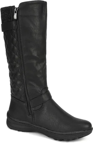 Vista 2 de DREAM PAIRS - Botas altas de piel sintética para mujer