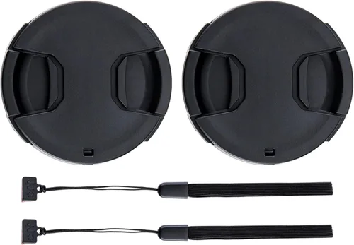 Vista 7 de 2 paquetes de cubiertas de lente frontal de 37 mm con protector de tapa de lujo para lente Olympus 14-42mm 1:3.5-5.6 EZ Kit en Olympus OM-D EM10