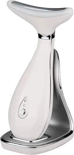 Vista 9 de VRAIKO Lily Masajeador de Cuello y Rostro, Herramienta para Esculpir la Cara, Dispositivo de Rejuvenecimiento de la Piel con Térmica, LED de Triple