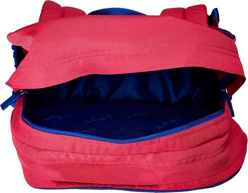 Vista 3 de Vera Bradley Mochila Lighten Up para mujer con bloques de color, rosa Katalina, talla única, Arte Poppies