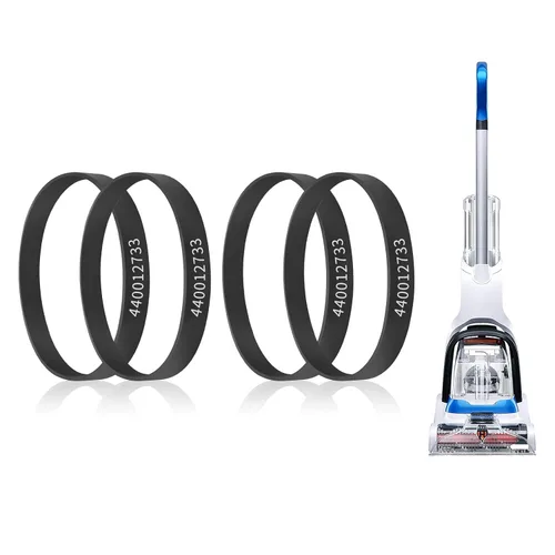 Vista 8 de KEEPOW Cinturón de vacío para limpiador de alfombras Hoover Power Dash para mascotas, repuesto 440012733/440014074, compatible con el modelo FH50700