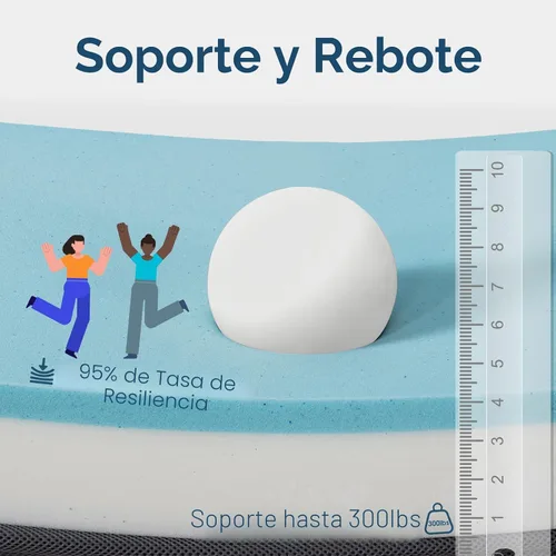 Vista 4 de INGEROOM Colchón plegable individual – Colchón triple de espuma viscoelástica de 4 pulgadas para campamento, con asa portátil, sofá cama plegable