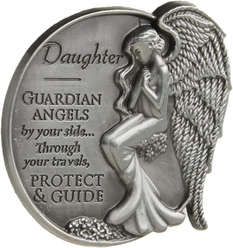 Vista 3 de AngelStar 15682 Hija Guardian Angel Visera Clip Accent, 2-1/2-Pulgadas, Gris