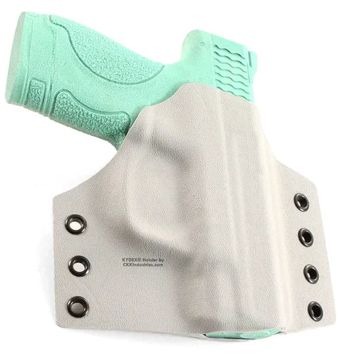 Vista 3 de Hoja de Termoformado Kydex - (Textura P1) - (Espesor de 0,15 cm) - (20,3 cm x 20,3 cm) - (Gris Barco) - (2 Hojas) - Para Hacer Fundas DIY, Armadura