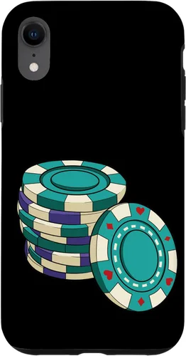 Vista 25 de Poker Chips I Texas Holdem Casino Cards Poker Case Poker Case for iPhone 16