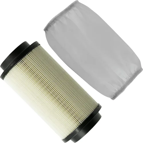 Vista 4 de Caltric Filtro de aire con funda de aire de entrada de prefiltro compatible con Polaris Scrambler 500 4x4 1999-2012 / 2x4 2001-2002