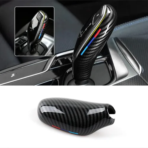 Vista 19 de Funda para reposabrazos de automóvil, caja de almacenamiento de tapa de color carbono, ajuste ABS para BMW F30 2012 2013 2014 2015 2016 2017 2018