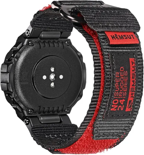 Vista 24 de torbollo Correas de reloj compatibles con T-Rex 3 / Amazfit T-Rex 3 Pro, correa ancha deportiva suave y correa ancha, correas ajustables de repuesto