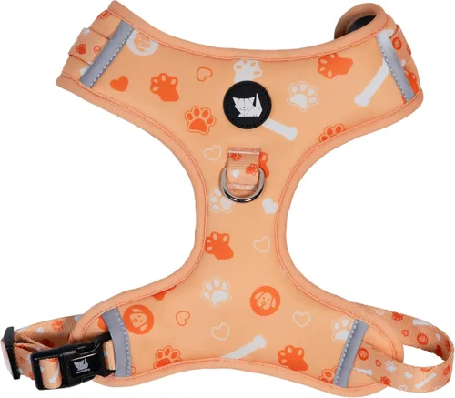 Vista 10 de Haminway Arnés sin tirones para perros medianos – Chaleco reflectante y transpirable con correas ajustables para el pecho y el cuello – Fácil