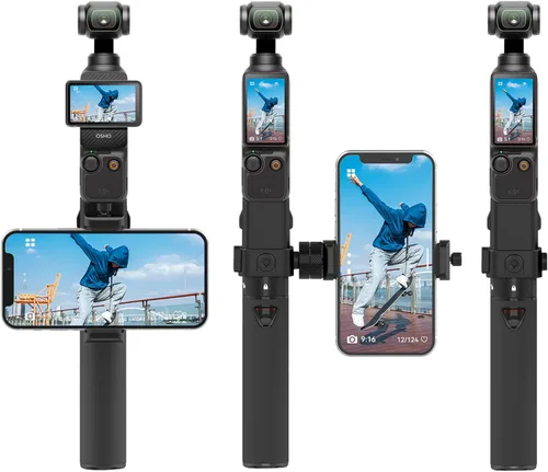 Vista 10 de Smatree - PowerStick portátil compatible con Osmo Pocket 2 (banco de energía) para DJI Osmo Pocket 2/1, soporte de montaje de cámara para cámara