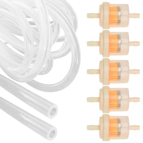5 unids vacío microdermabrasión filtro de silicona tubo o filtro de plástico o tubo de filtro Set piezas de repuesto para vacío Microdermoabrasión