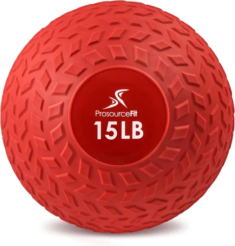 Vista 18 de ProsourceFit Slam Medicine Balls 5, 10, 15, 20, 25, 30, 50lbs Smooth and Tread Textured Grip Dead Weight Balls for Strength and Conditioning