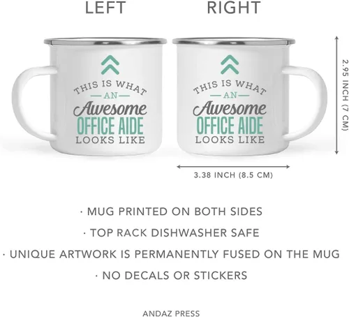 Vista 203 de Andaz Press 11oz. Stainless Steel Campfire Coffee Mug Gift, This is What an Awesome Mentor Looks Like, 1-Pack, Birthday Gift Ideas Coworker Him Her