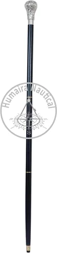 Vista 5 de Bat Masterson Cane Replica Bastón Derby unisex con mango de latón de peltre Bastones decorativos victorianos de defensa para hombres Bastón