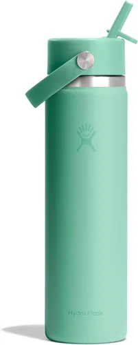 Vista 88 de Hydro Flask Botella de agua – Acero inoxidable aislado – Tapa flexible con popote de boca ancha, antiderrames, a prueba de fugas y recargable