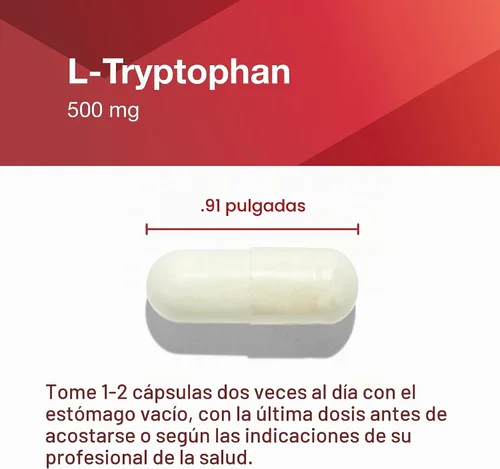 Vista 7 de PROTOCOL FOR LIFE BALANCE L-triptófano 500 mg, alivio del estrés., 60