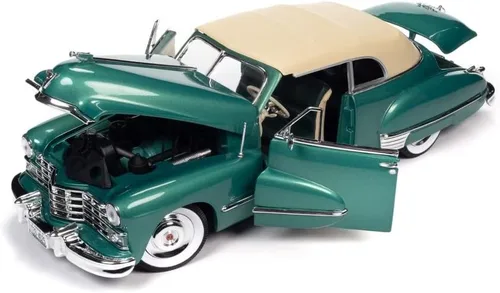 Vista 8 de 1947 Cadillac Series 62 Soft Top, Verde - AW315-1/18 Escala Diecast Car