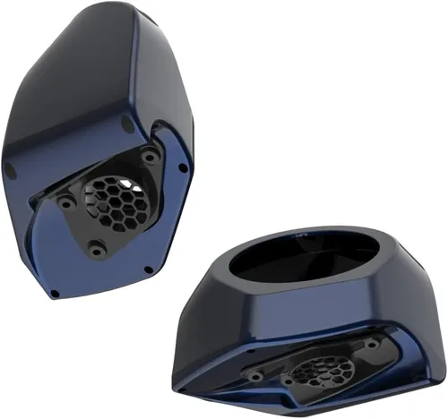 Vista 138 de Advanblack Alpine Green Tour Pack - Paquete de altavoces de 6.5 pulgadas, carcasa de audio trasera, color a juego, ajuste Harley King Tour Pack