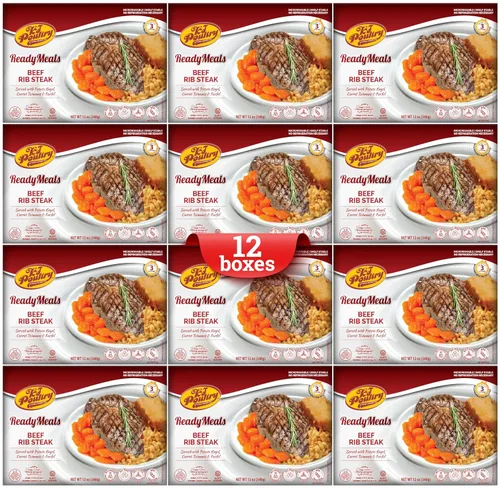 Vista 11 de KJ Poultry Comidas preparadas Kosher – Carne de carne y kugel de ternera, comidas de carne MRE listas para comer, comida de shabbos (paquete de 1)