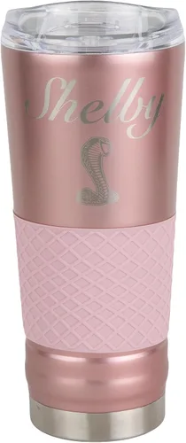 Taza de acero inoxidable con aislamiento de doble pared, color oro rosa, capacidad para 24 onzas, aislamiento al vacío, acomoda bebidas calientes o
