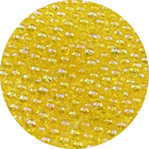 Vista 20 de 2000 cuentas redondas acrílicas de 0.157 pulgadas (0.157 in), cuentas espaciadoras de colores AB con agujero para bricolaje, pulseras, collares