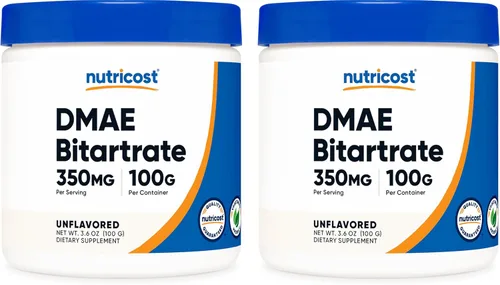 Vista 7 de Nutricost Polvo puro de bitartrato de DMAE 3.53 oz