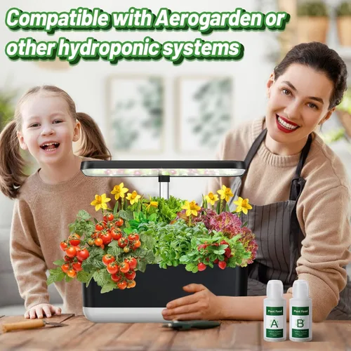 Vista 5 de Bigmeta Cápsulas hidropónicas compatibles con Aerogarden - Kit de vainas de brotes de semillas con alimentos vegetales, 100 esponjas de cultivo