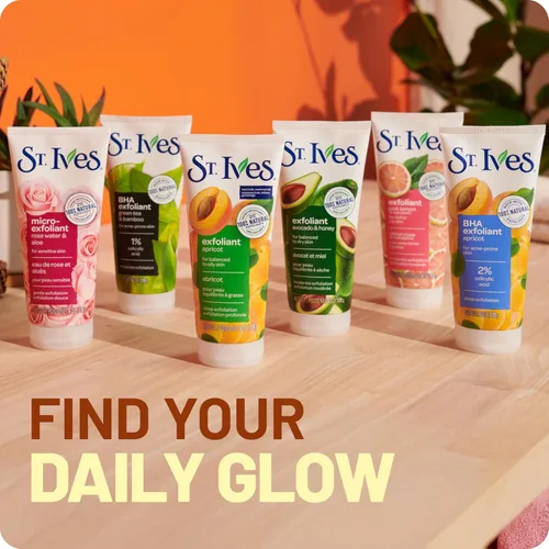 Vista 10 de St. Ives Exfoliante de control de acné para el rostro, piel fresca, albaricoque