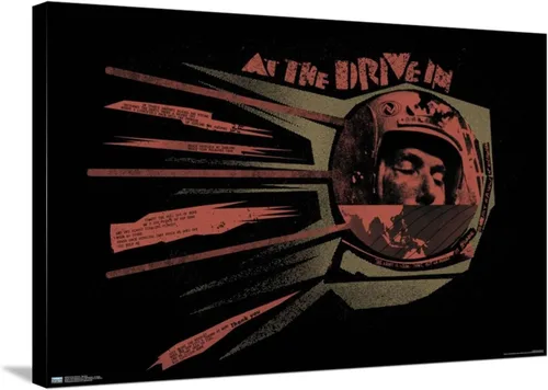 Vista 5 de Trends International Póster de pared Sputnik At the Drive-In, 14.72 x 22.37 pulgadas, lienzo estirado