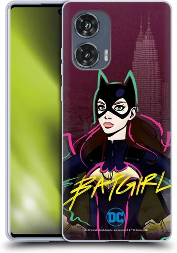 Head Case Designs Officially Licensed DC Women Core Batgirl Compositions Soft Gel Case Compatible with Motorola Edge 50 Fusion