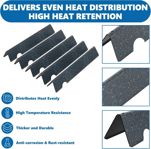 Vista 5 de Genesis II Grill Replacement Parts for Weber Genesis II E-310 E-315 GS4, 66095 Grates 66032 Flavorize Bars 66685 Heat Deflector for Weber Genesis II