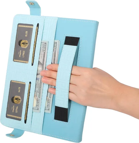 Vista 209 de Funda tipo bolso para iPad mini de 5ª/4ª/3ª/2ª/1ª generación de 7.9 pulgadas, Techcircle funda ligera tipo folio con soporte bandolera con billetera